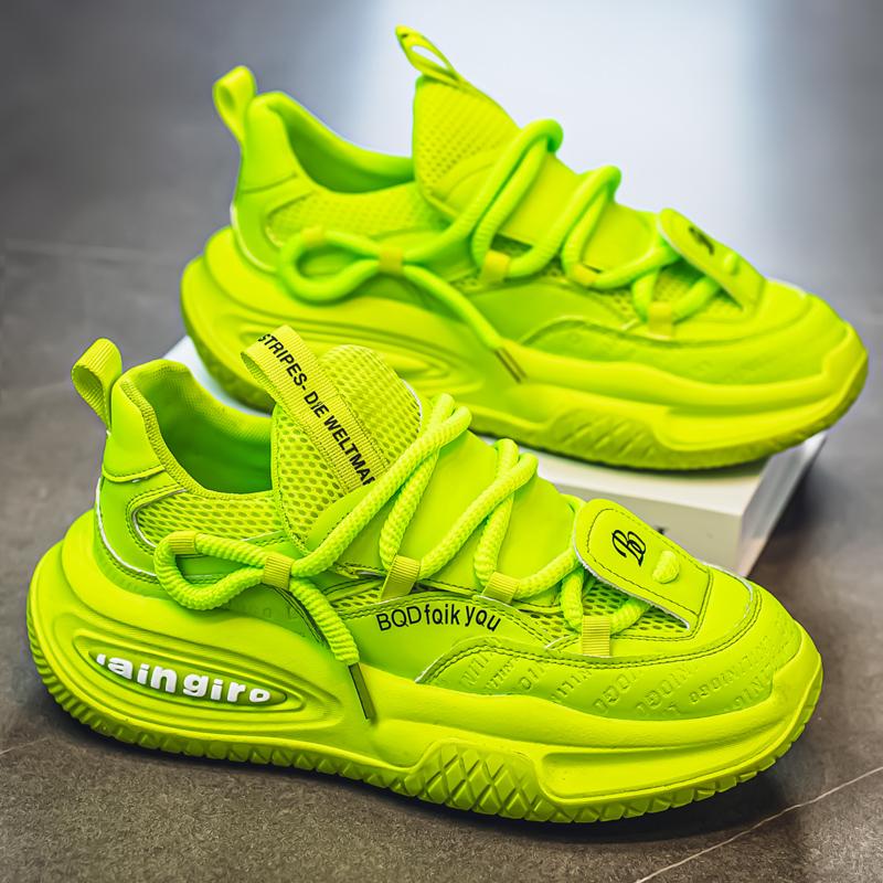 Men's Casual Shoes 2025 New Non-slip Fashion Sports Shoes All-match Men's Shoes Wear Resistant Thick Sole Increase Tide Shoes
