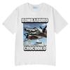 Bombardiro Crocodilo Crocodile Plane Bomber Funny Meme T-shirt Men Women Summer Casual Cotton Comfort Short Sleeve T Shirts Tops