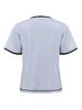 EIDER Sheer Women'S Ringer Short Sleeve T-Shirt_Ice Blue