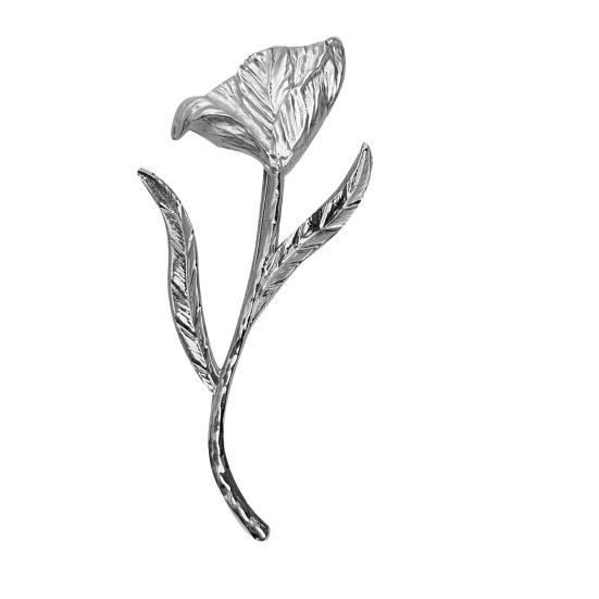 

Women Brooch Sparkling Rhinestones Flower Leaf Shape Lapel Pin Suits Coats Bags Scarves Badge Versatile Accessory C
