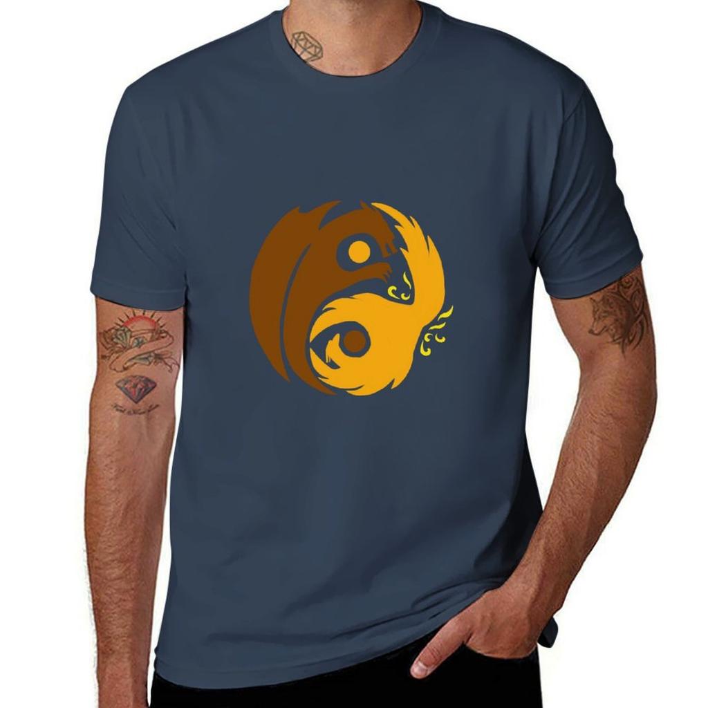 Yin Yang Dragon And Phoenix Tshirt Cool Dry Performance Tshirt