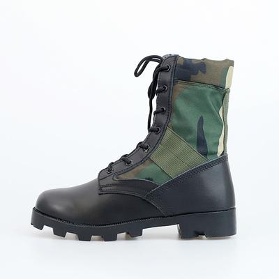 Stivali da Uomo alla Moda di Alta Qualità Stivali Tattici per Allenamento all'Aperto Stivale Stringato High-Top Stivaletti Ankle Boots Mimetici Desertici Stivaletti da Escursionismo da Uomo