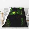 Custom 3D Printed Wickeds Musical Movie Blankets Comfortable Soft Flannel Summer Throw Blanket for Couch Car Bedding