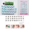 26-Piece Alphabet & Number Baking Molds for Cookies, Fondant & Chocolate