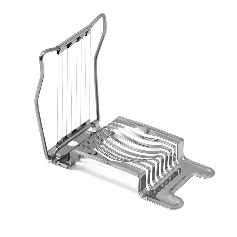 

Резак для яиц из нержавеющей стали, проволочная яйцерезка для яиц вкрутую, кухонные аксессуары, аксессуары для кухонных гаджетов серебряный