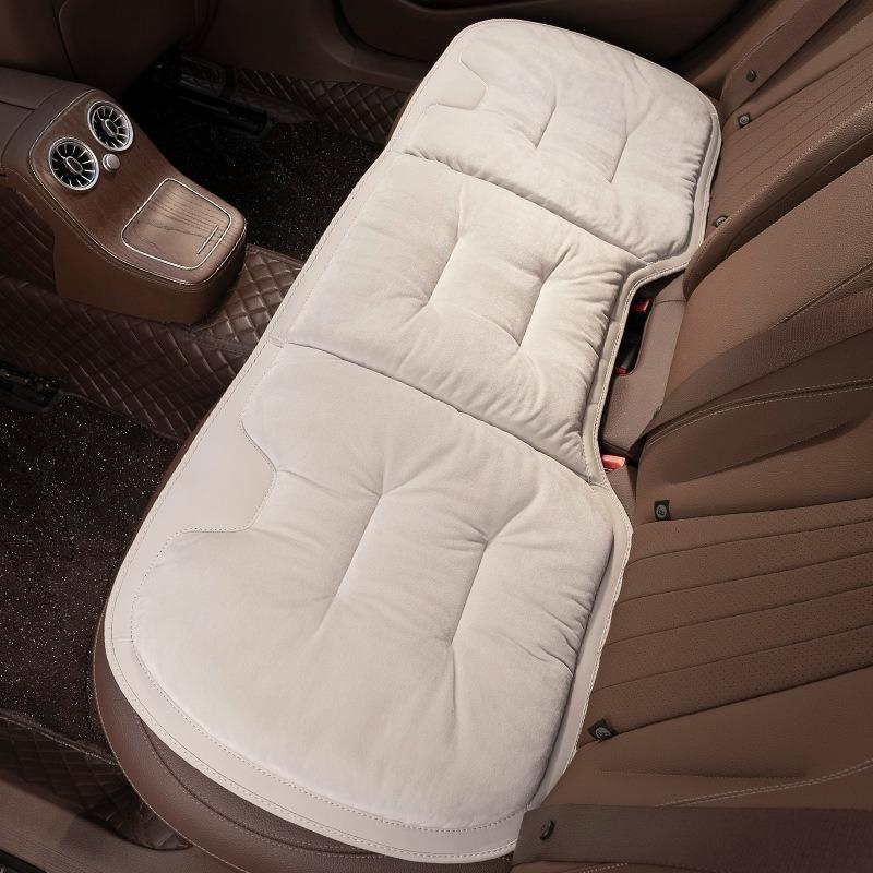 Car Seat Cushion Flannel Winter Warm Anti Slip Rear Seat Soft Pad For Volkswagen VW Golf 7 MK7 Golf 8 Mk8 Tiguan MK2 Polo Jetta