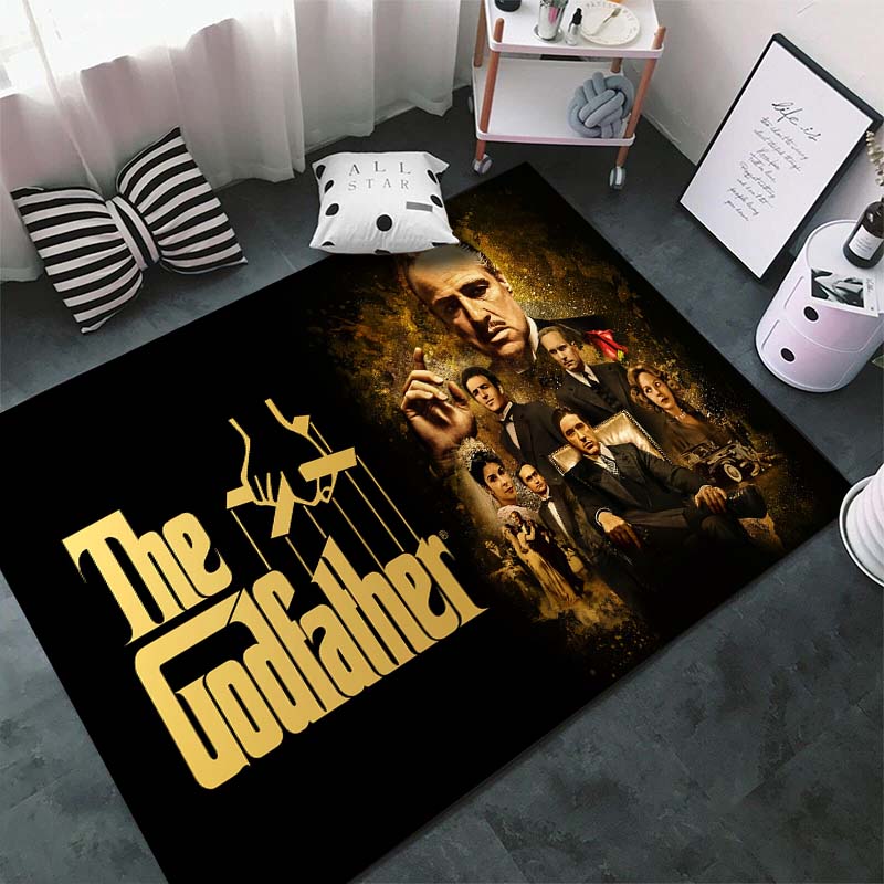 Classic The Godfather Mafia Retro Carpet Rugs for Living Rooms Bedroom Home Decor Non -slip Floor Mats Kitchen Mat Luxury Gifts