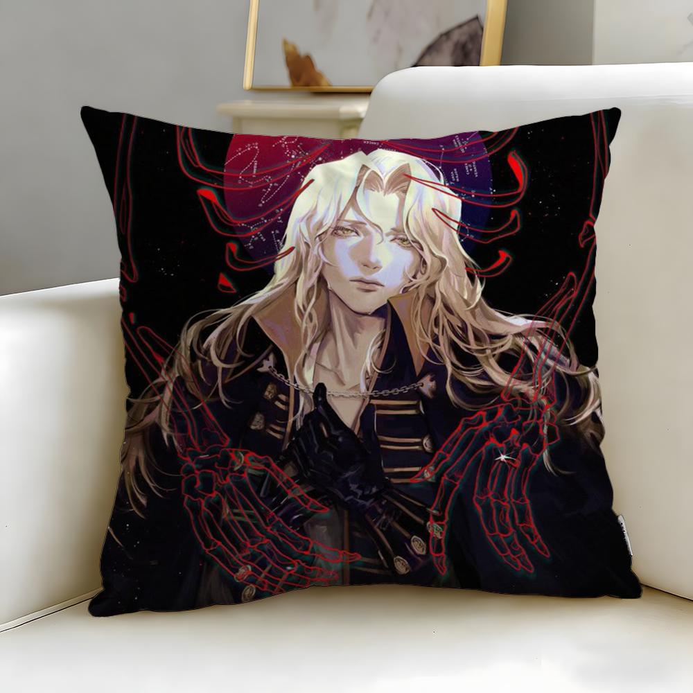 classic game Castlevania Cushion Cover Soft & Easy-Wash Pillow Case – Versatile for Couch, Bed, Travel and Office