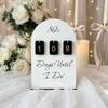 Countdown Display Wedding Countdown Sign Wooden Display Number Block Sign  Wedding Celebration