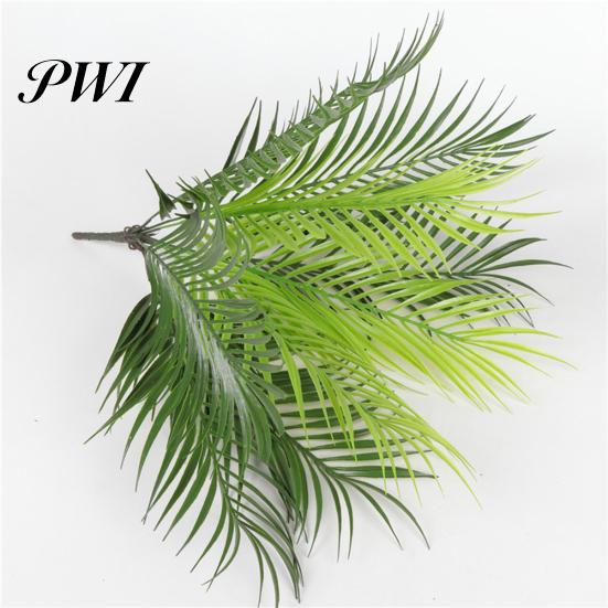 1 bouquet di plastica artificiale, ferro, foglia, pianta verde, parete, casa, ufficio, negozio, arredamento