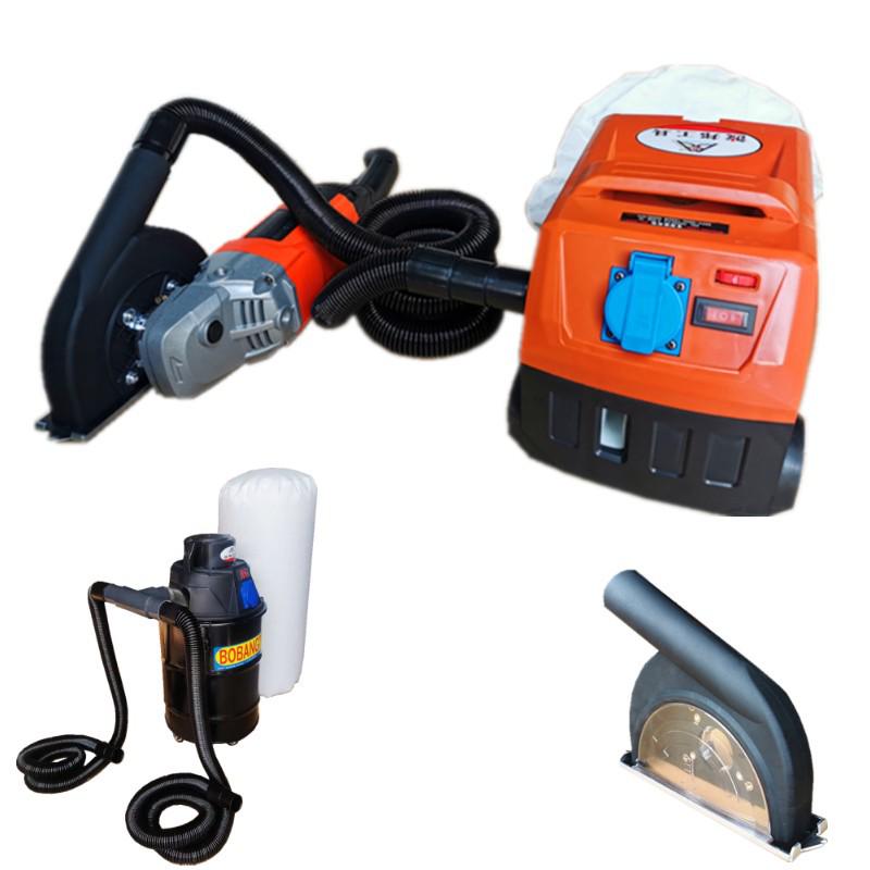 6-Inch Angle Grinder Dust Shroud for Dry Concrete Cutting and Grooving