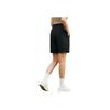 Anta Comfortable Simple Versatile Loose Mid-Waist Solid Color Zipper Casual Shorts Women Shorts Black 962527510-3
