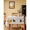 Halloween Little Ghost Rectangle Tablecloth for Tables Holiday Party Waterproof Table Cloth Home Dinner Halloween Decorations
