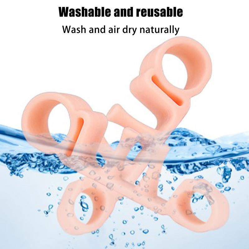 2Pcs Sebs Finger Toe Separator 2 Colors Flexible Thumb Valgus Corrector Relieve Thumb Valgus Foot Care