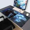 HYBXAXC Large Gaming Mouse Pad HD Printed NonSlip Desk Mat Thick Locked Edge Keyboard Pad for Gamer