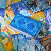 Vintage Tarot Card Deck With Starry Garden Design For Tarot Reading And Divination
