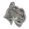 Schnauzer - Silver-plated Key Ring with a Dog In a Gift Box, Handbag Decoration, Backpack Pendant by Art-Dog Brand