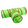 Christmas Cat Tunnel Pet Supplies Fun Toy Play Tunnel Tube Funny Kitten Toys Foldable Toys For Cat Pet Training Interactive