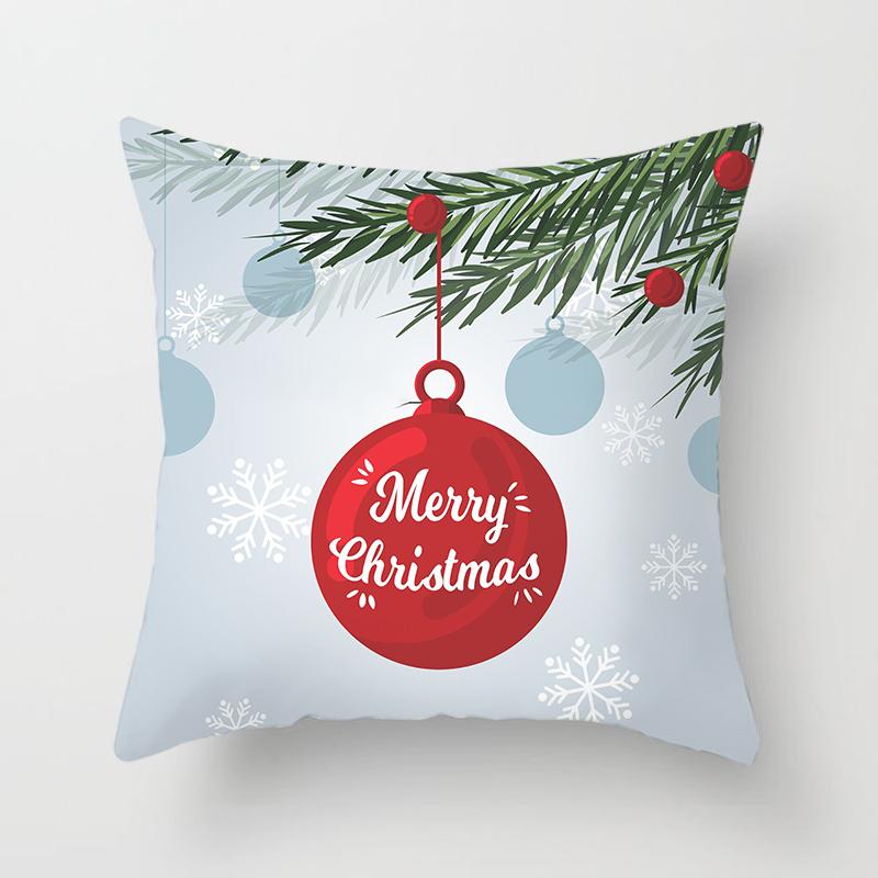 

Рождественский комплект подушек с героями мультфильмов, Санта-Клаус, диван, подарок, домашний декор, наволочка, Рождественский подарок, наволочка 40x40cm