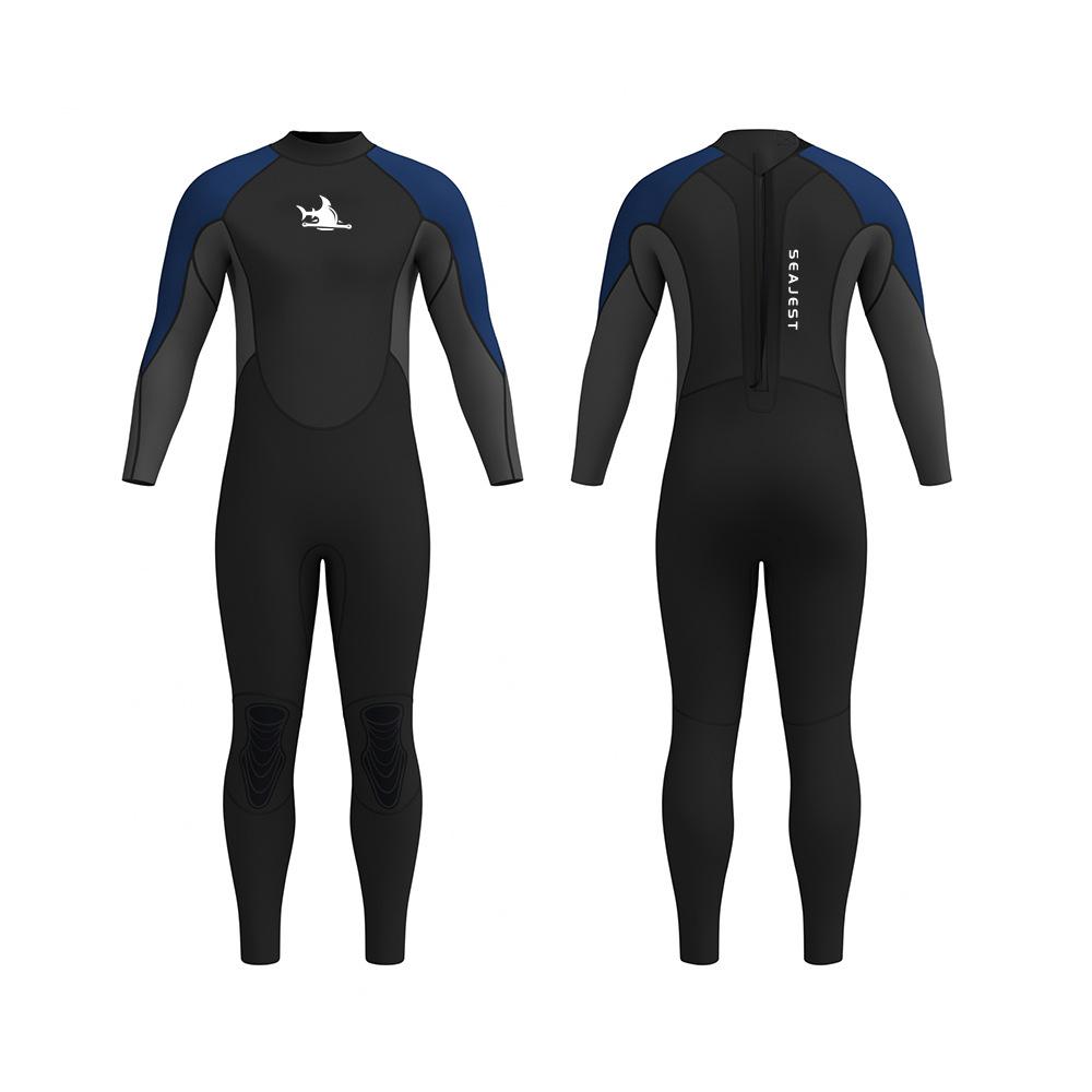 

Новый 3 мм водолазный костюм мужской и женский цельный костюм для серфинга хлоропреновый резиновый купальник для подводного плавания серфинг плавание холодостойкий и теплый XXL чёрный