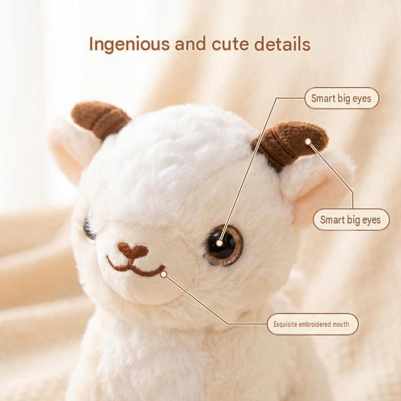 Simulation Plush Little Sheep Pendant Cute Standing Lamb Doll Keychain New Plush Toy