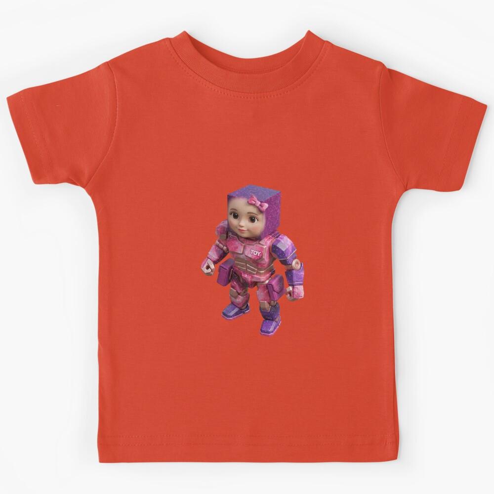 Pink Galaxy Blockhead  Kids T-Shirt 120