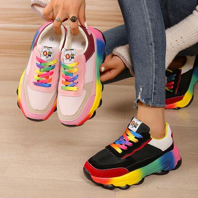 Women Sneakers 2025 Running Colorful Casual Running Shoes Women Outdoor Comfort Platform Sneakers Women Zapatos De Mujer