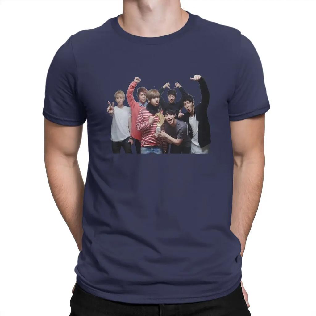 Pop Singing Group T Shirt 100% Cotton Novelty T-Shirts Crew Neck B-Beasts Tee Shirt Short Sleeve Tops Gift Idea Unisex