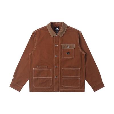Converse Jackets Unisex Brown Lapel Moderate 10026550-A02