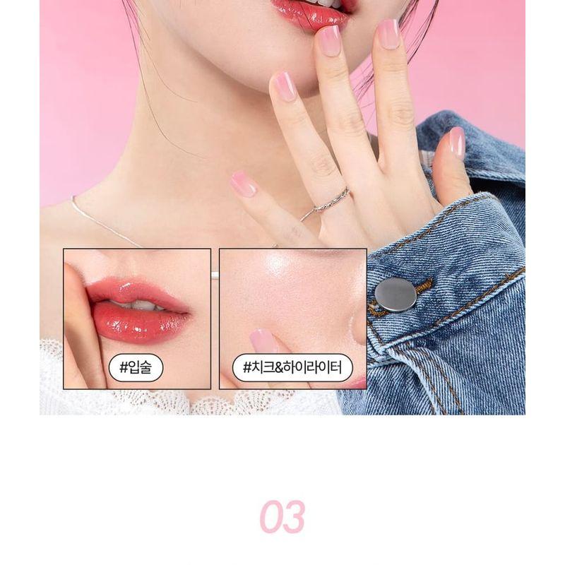MERZY Let's Wearing Lip & Cheek Keyring - 8 Colors