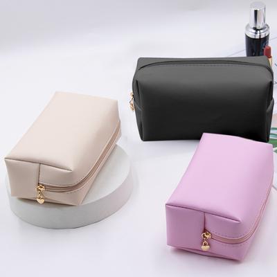 Girls Cosmetic Bag for Makeup PU Leather Make Up Organizer Case Handbag Women Travel Toiletry Storage Pouch Make Up Case