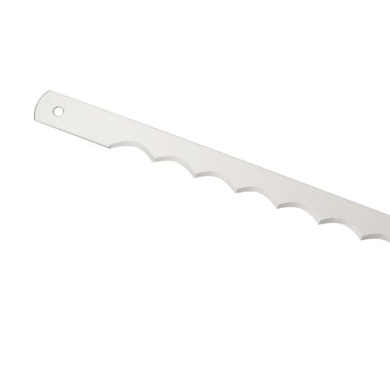 8 pezzi di tagliapasta per pane in acciaio inox, lame di ricambio, lama seghettata per affettare senza sforzo, utensile da cucina multiuso per pane fatto in casa