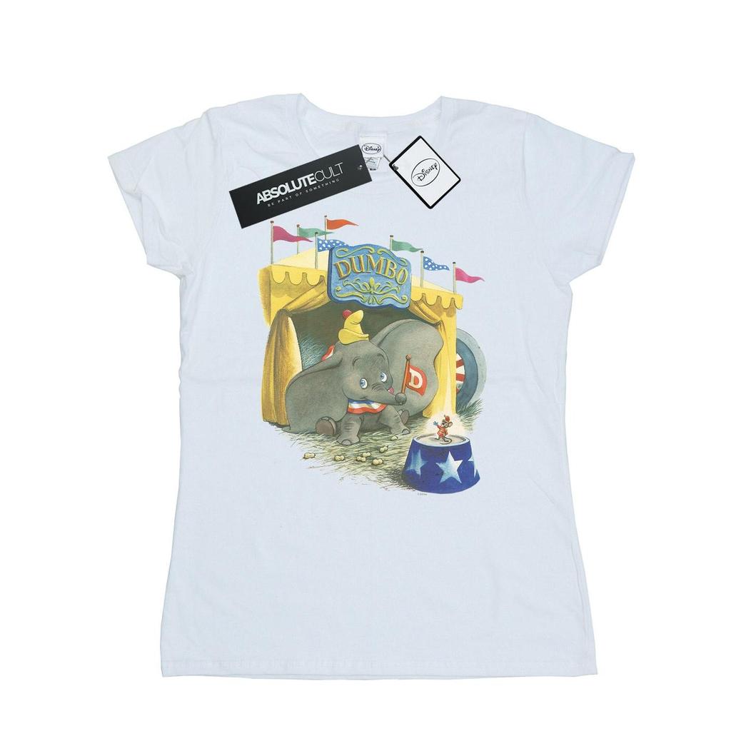 Disney Womens/Ladies Dumbo Circus Cotton T-Shirt
