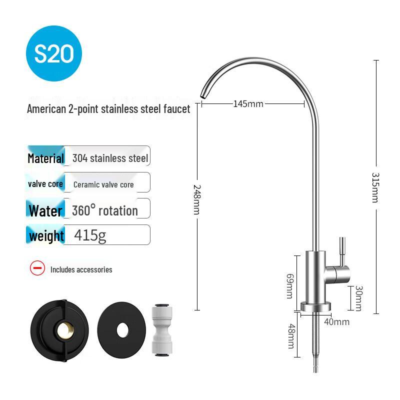 TLXT S20 Stainless Steel Water Purifier Faucet