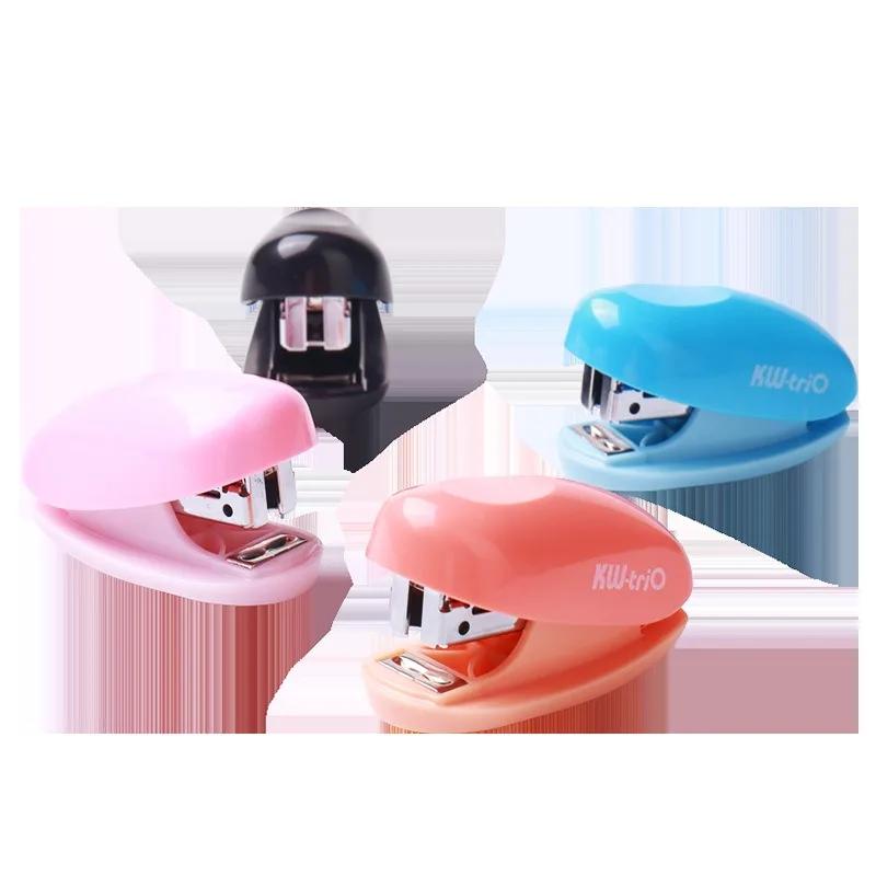 Kw-trio Mini Stapler Set Staples Paper Binder Stationery Kawaii Binding Tools School Supplies Office Accessories