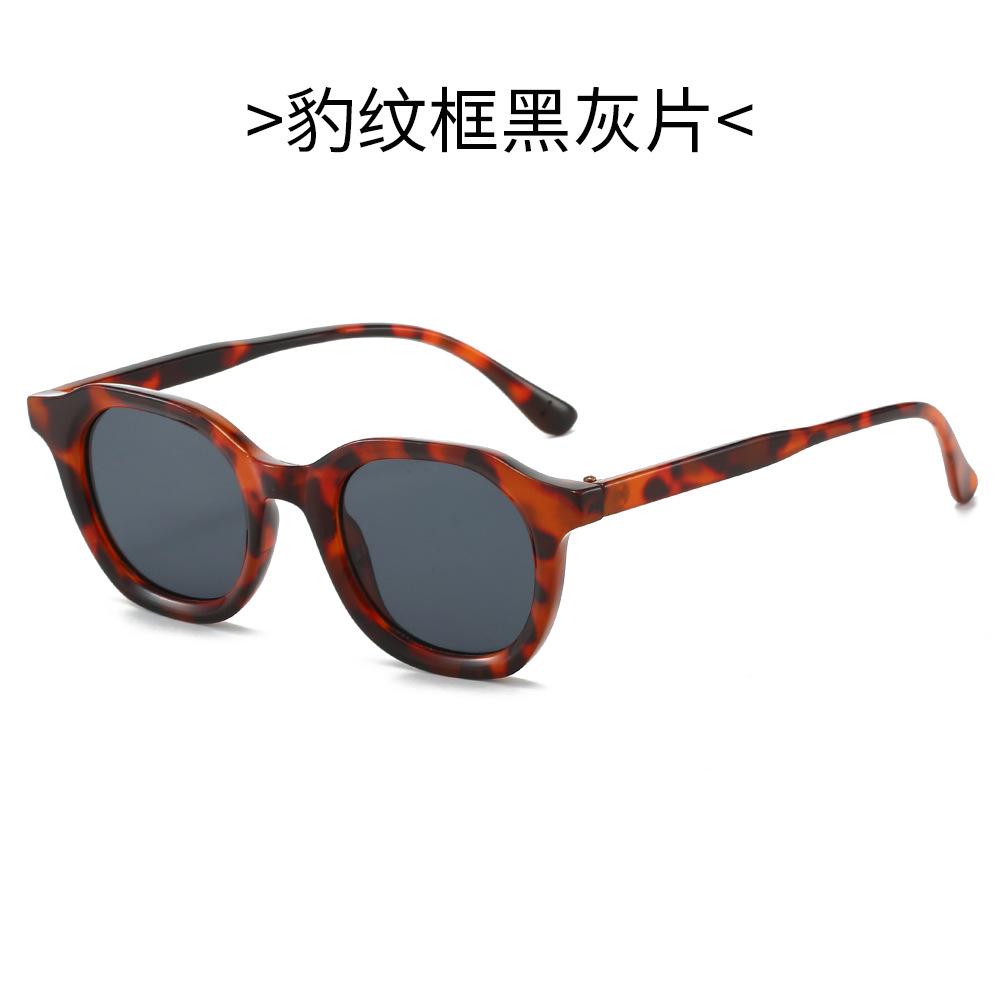 Retro Oval Sunglasses Stylish Minimalist Round Shades for Women Men Fashion Eyewear