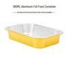 Sai Zhuo 980ML Goldene Aluminiumfolien-Takeout-Behälter