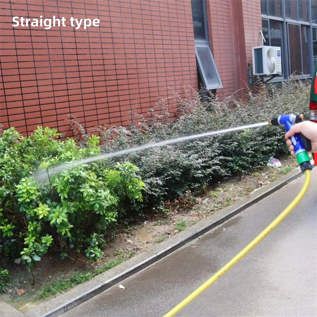 Adjustable Copper Hose Spray Nozzle Gun High-pressure Car Wash Gun Lawn Garden Irrigation Floor Cleaning Pets Bathing Sprinkler
