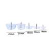 20pcs Sofa Transparent Floor Protectors Mat Furniture Legs Rubber Floor Pads Protector Pads Feet Pads Chair Leg Caps
