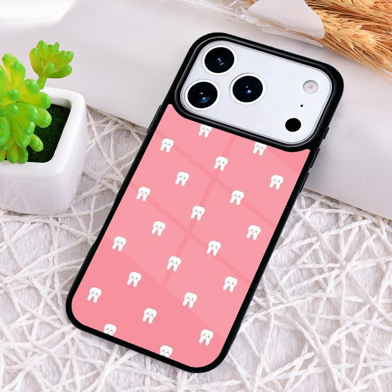 Dentist Tooth Dental Hygienist soft Phone Case for iPhone 17 Air 16 15 11 12 14 13 Pro Max Shockproof Cover