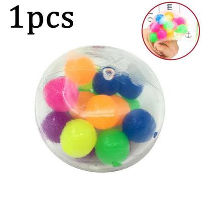 1 ST Squishy Sensorisk Stressboll Leksak Autism Kläm Ångest Fidget