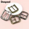 1/2 Stück Deepeel 35/40mm Vintage Metall Taschengurt Schnalle Antik Messing Silber Leder Verstellstift Verschluss DIY Gurtband Riemen Dekor Haken