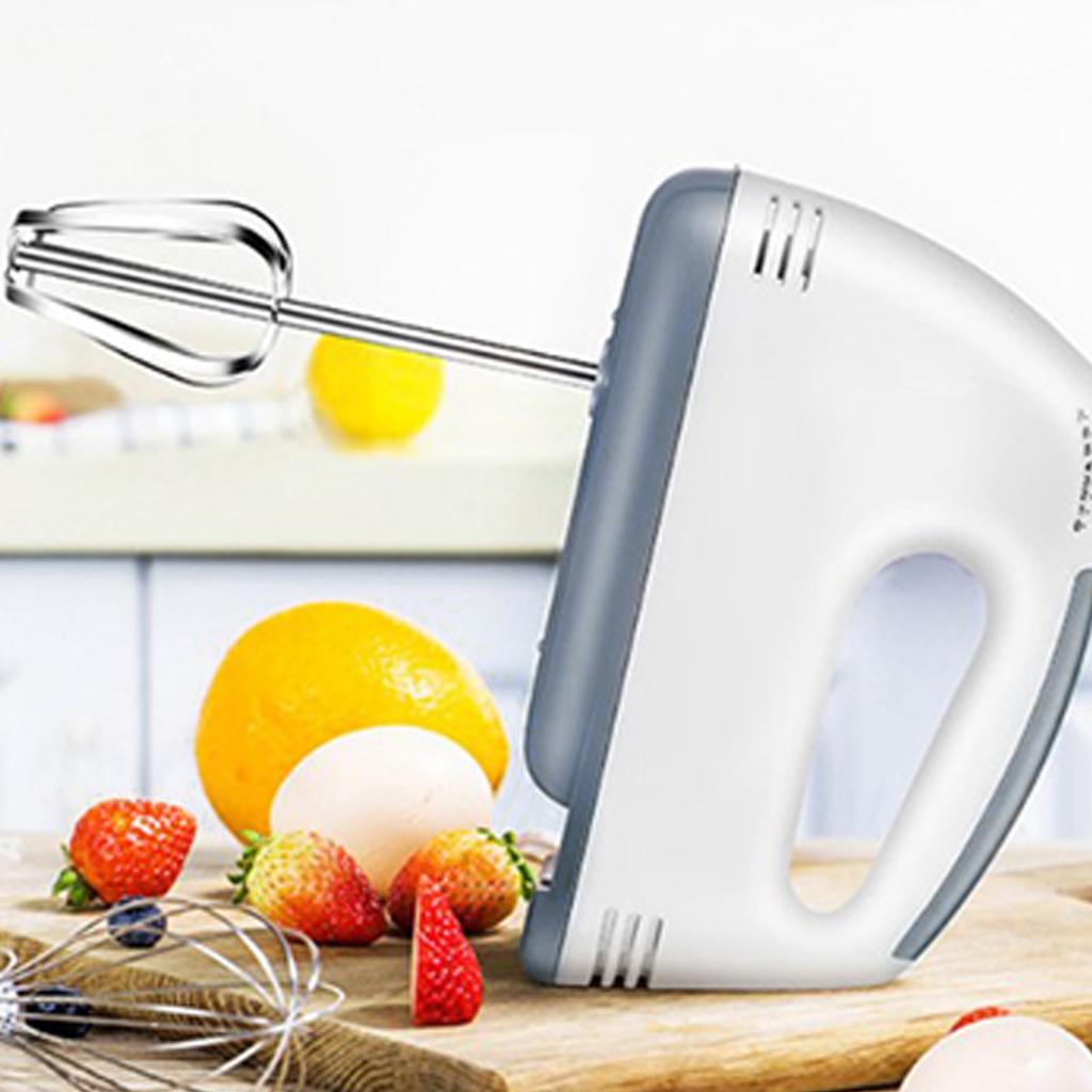 7 Speed Electric Hand Mixer Portable Hand Held Electric Egg Beater Household Baking Small Cream