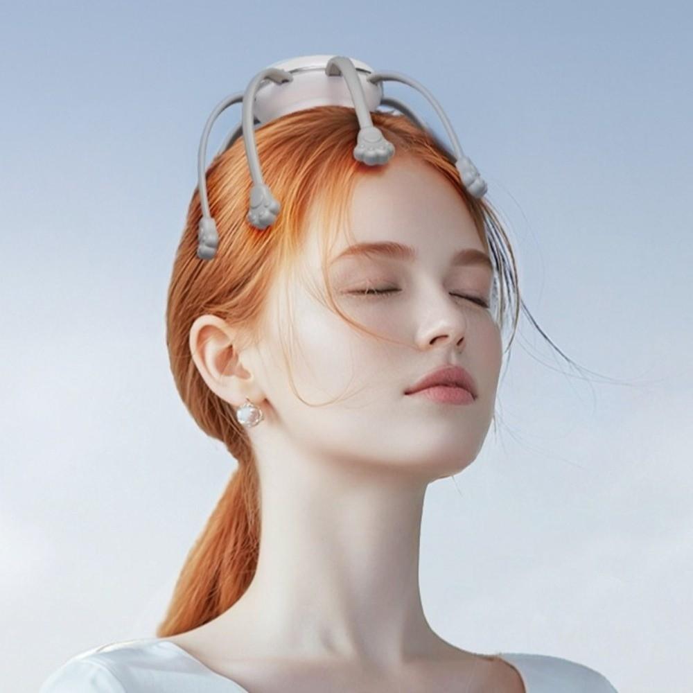 Vibration Device Octopus Head Massager Electric Scalp Massager for 5V/500mAh Stress Relax