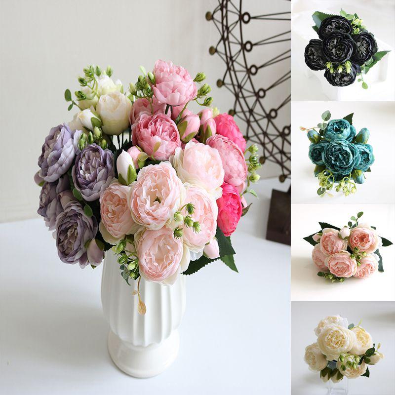 Lifelike 30cm Rose Silk Peony Artificial Flowers Offering Lasting Beauty For All Spaces