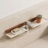 Without Holes Drilled Wall-Mounted Shelf Large Capacity Washroom Storage Shelf  Household