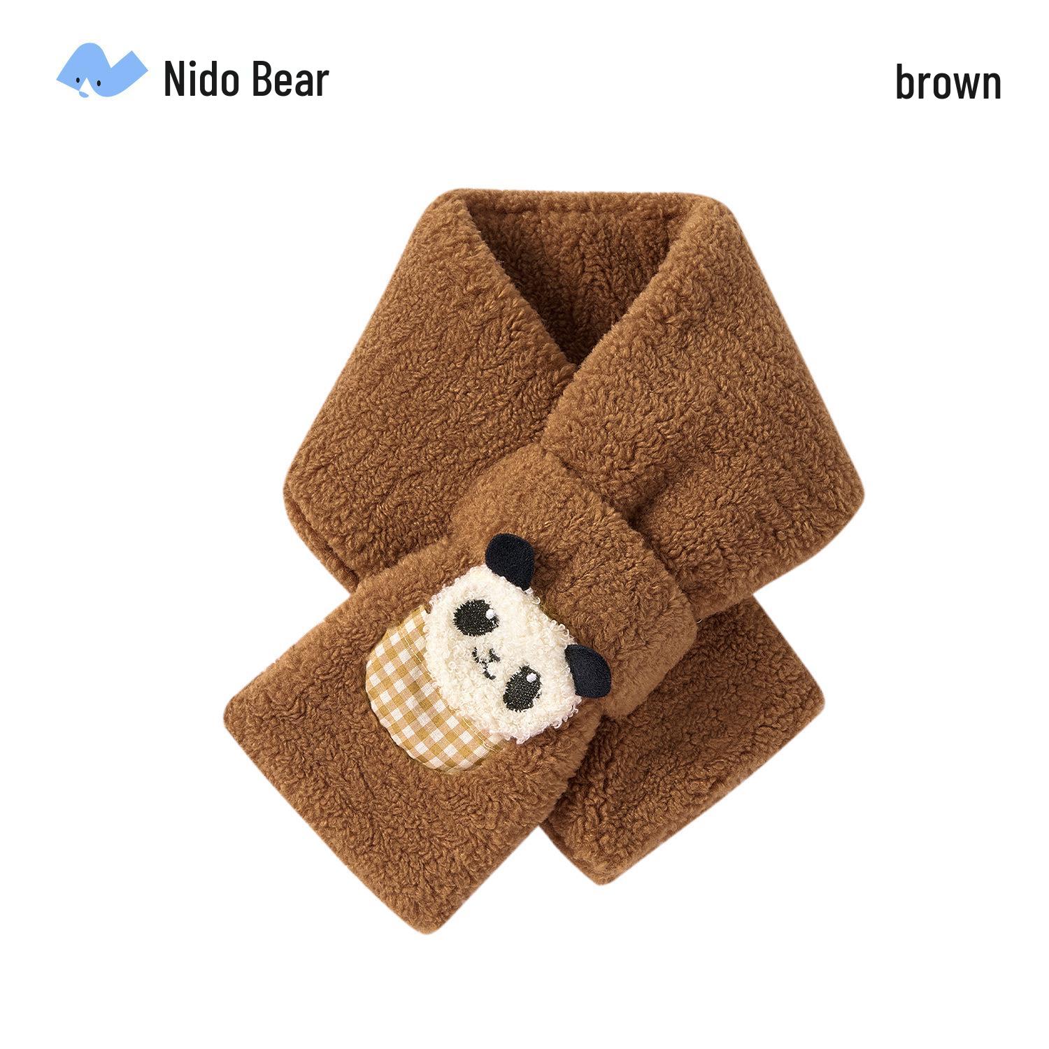 

Nidoran Kids Windproof Plush Scarf - Cozy Autumn/Winter Neck Warmer for Boys and Girls 72cm x 12cm, Ages 1-5