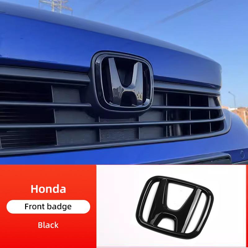 ABS Car Logo Auto Front Grille Emblem Trunk Sticker Accessories For Honda Civic Type-R Accord 8th 9th 9.5th 10th 11th Generation