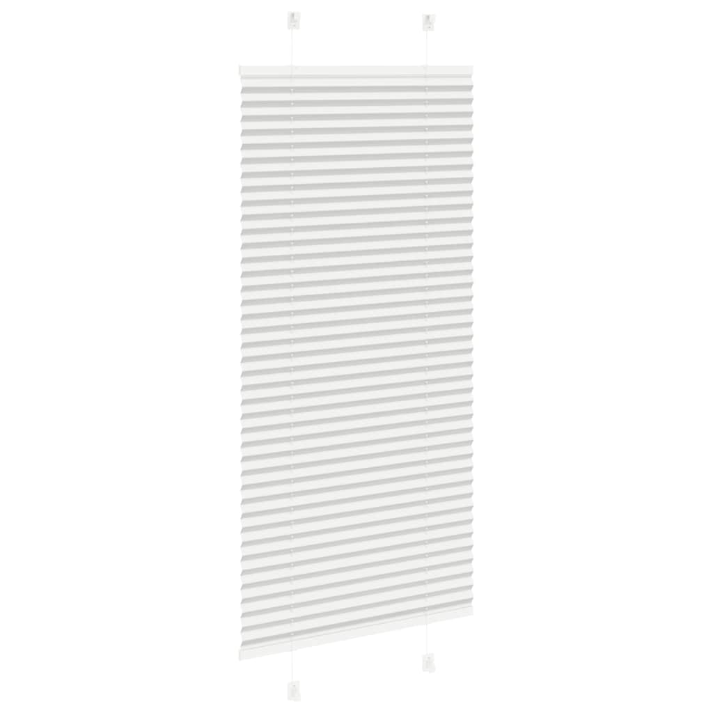 Light Grey Pleated Blind 55X150 Cm Fabric Width 54.4Cm