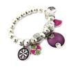 NOA [G6020] - Purple 'Princess Butterfly' Designer Bracelet